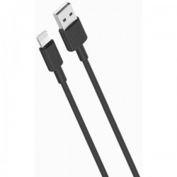 XO NB156 2.4A USB Cable iPhone Lightning 1m Black